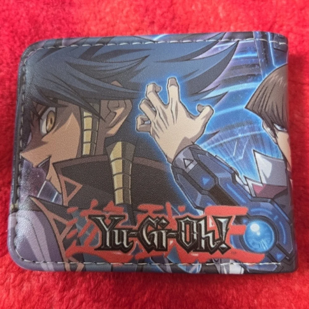 New yugioh anime manga leather wallet